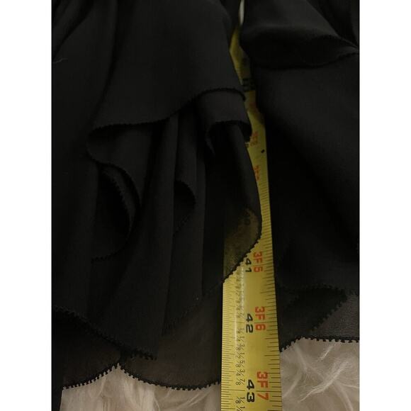 Ralph Lauren Collection Purple Label Midi Silk Black Cocktail Dress 4 Runway 09 - Picture 12 of 16